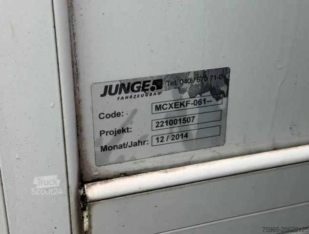 Koelwagen met geïsoleerde laadbak IVECO EuroCargo 75 E16 JUNGE ISOLATED BOX MITSUBISHI C