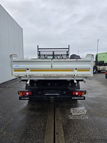 Τριαξονικό ανατρεπτικό βαν FUSO Canter 7C18 Meiller 3-Sitzer AHK Klima