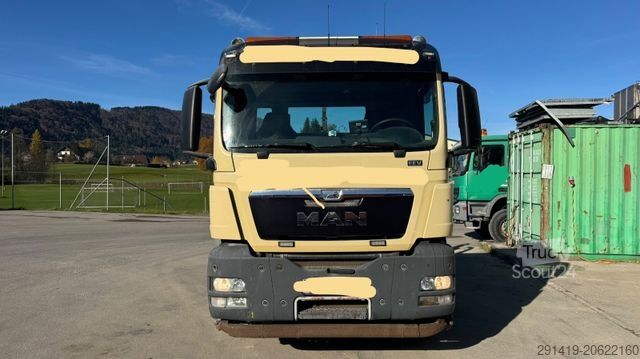Haakarm vrachtwagen MAN TGS 28.480 EEV 6x2 BL Abrollkipper Bj 2013