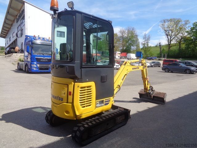 Μίνι εκσκαφέας KOMATSU PC16R Powertilt + GL