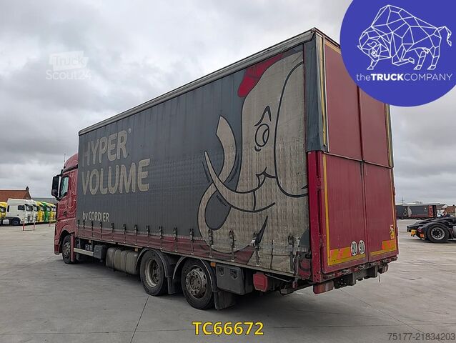 انزلاق القماش المشمع Mercedes-Benz Actros 2548