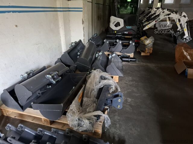 Minibagr 1,2t Kubota s nastavitelným podvozkem GERMAG mit Kubota Motor D722 BX12c
