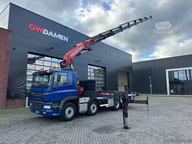 Camion-grue DAF CF 85.380 8x4 Palfinger PK 72002 8x Hydraulisch