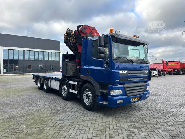 Camion-grue DAF CF 85.380 8x4 Palfinger PK 72002 8x Hydraulisch