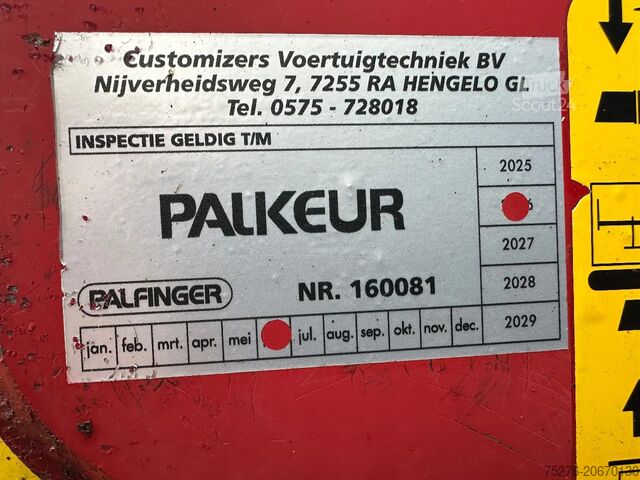 Camion-grue DAF CF 85.380 8x4 Palfinger PK 72002 8x Hydraulisch