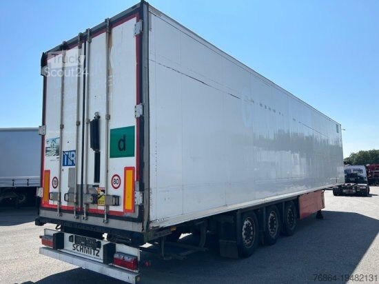 Dieplader oplegger SCHMITZ SCB S3B SKO24, KüHLAUFLIEGER, TK SLXE 400,  LIFTACHSE, FLEISCHBAHNEN