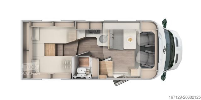 Camping-car semi-intégré CARADO T 338 pro +