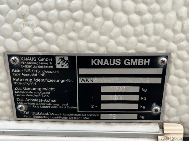 Wohnwagen KNAUS Südwind 440 Etagenbett + Festbett + Vorzelt