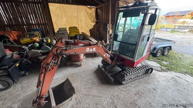 Mini ekskavatör O&K RH 1.17 Minibagger + Anhänger
