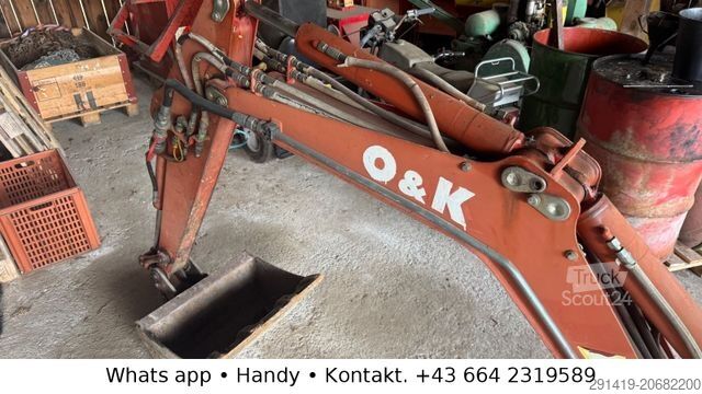 Minirýpadlo O&K RH 1.17 Minibagger + Anhänger