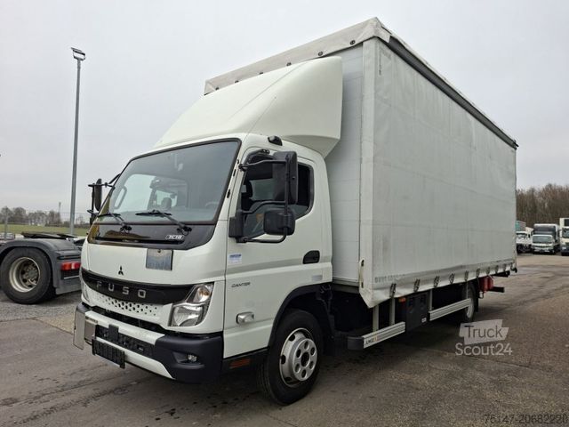 Dodávka s plachtovou bočnicou FUSO Canter 7C18 Klima LBW 1.000 kg Euro6E Edscha