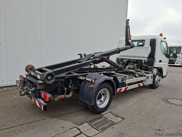 Φορτηγό ανατρεπόμενο βαν FUSO Canter 7C18 HIAB Abroller Klima AHK
