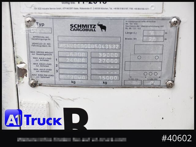 Kühlauflieger SCHMITZ SKO FP 60, Thermoking SL 400, Meat, Rohrbahnen