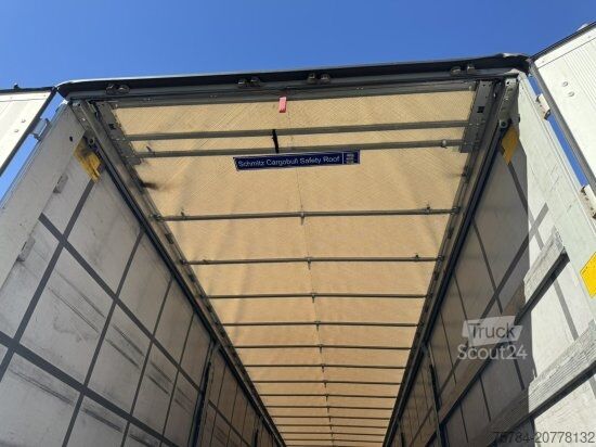 Semi-remorque bâchée SCHMITZ SCHIEBEGARDINE CURTAINSIDER SCS 24