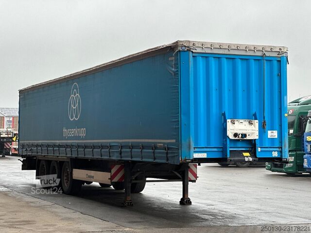 Otvorena poluprikolica sa ceradom KRONE SD Curtainsider/EDSCHA/Liftachse/Box