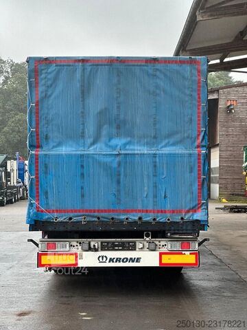Otvorena poluprikolica sa ceradom KRONE SD Curtainsider/EDSCHA/Liftachse/Box