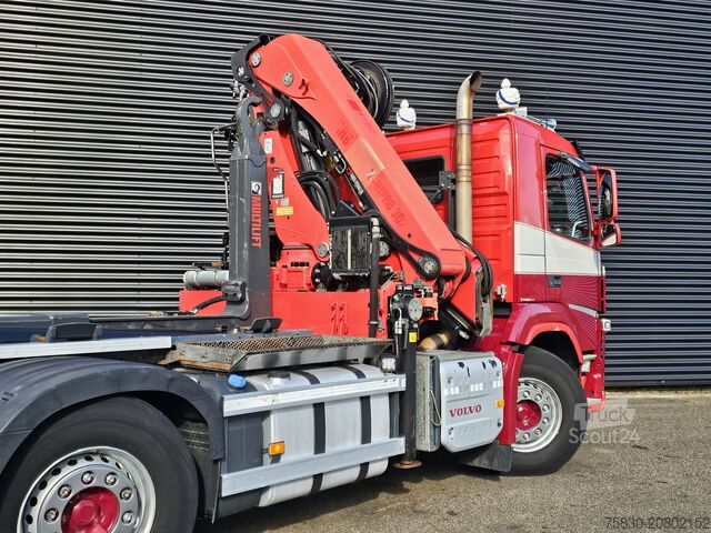 Haakarmsysteem Volvo FM 420 8x2 / HIAB HOOKLIFT + 30 t/m CRANE - KRAN