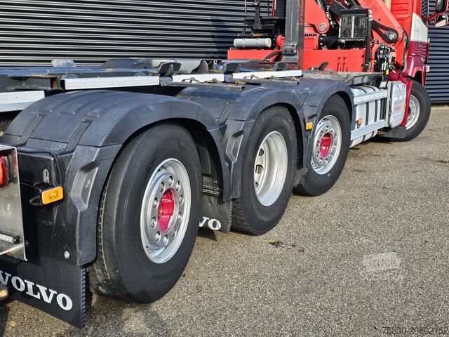 Haakarmsysteem Volvo FM 420 8x2 / HIAB HOOKLIFT + 30 t/m CRANE - KRAN