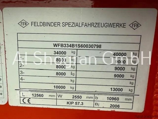 Brezenta Krone Tandem/Edscha/Bordwand/PBW