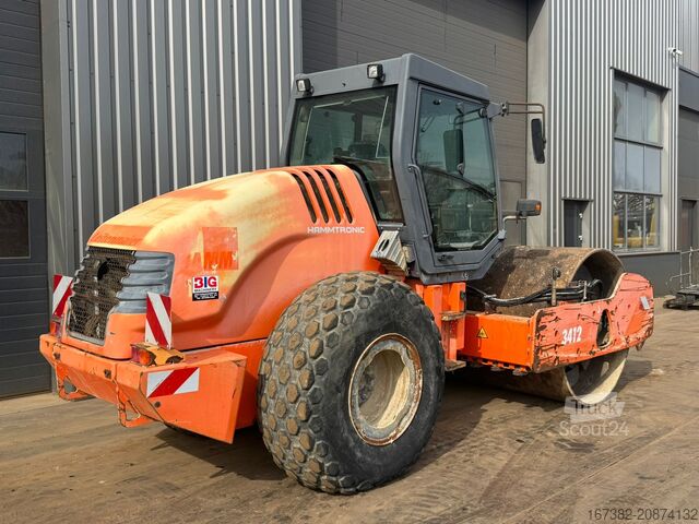 Egyszerű bütykös görgő Hamm 3412 incl. Padfoot shields