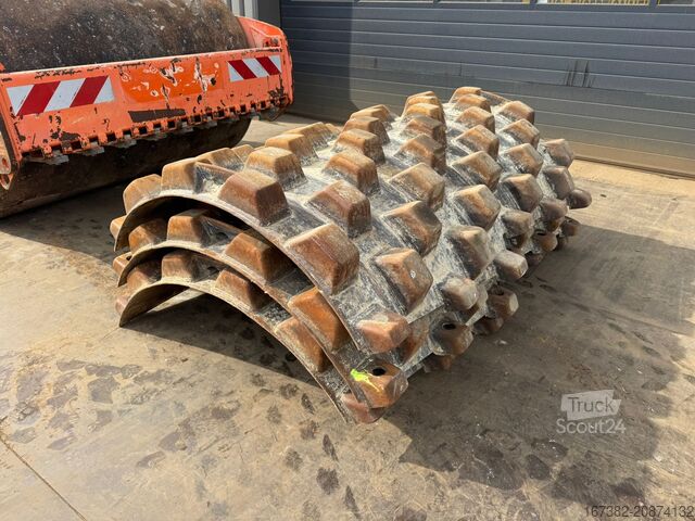 Egyszerű bütykös görgő Hamm 3412 incl. Padfoot shields