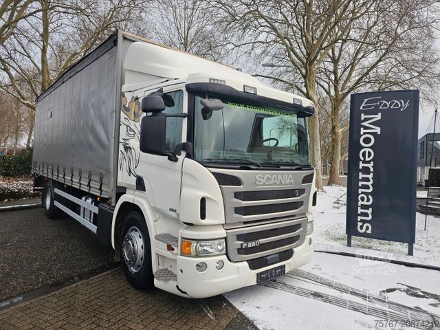 Camión plataforma con toldo SCANIA P280 Cp 16 Euro 6