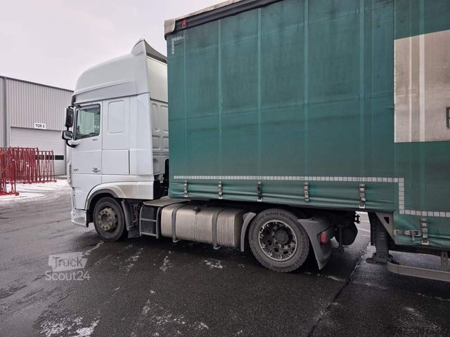 Standardowy ciągnik siodłowy DAF XF 480 SSC,Standklima,Intarder mit Krone kompl
