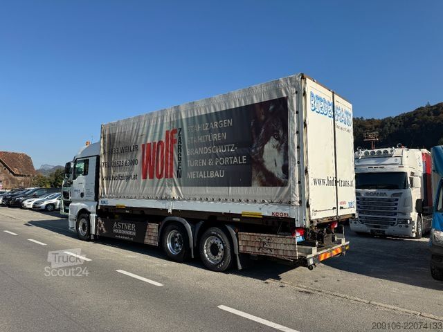 Автомобиль с заменяемым кузовом MAN TGX 26.480 VollLuft Lift Lenk achse Klima Retard