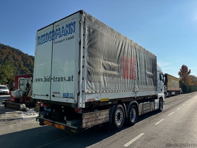 Автомобиль с заменяемым кузовом MAN TGX 26.480 VollLuft Lift Lenk achse Klima Retard