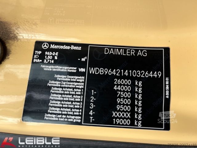 Sklápač MERCEDES-BENZ Arocs 2645*6x4*Meiller*Bordmatik*AP-Achsen*Alcoa