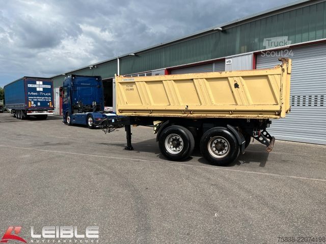 Üç yöne devirmeli römork MEILLER MZDA 18/21 Tandem Kipper 11m³*BPW ECO PlusAchsen