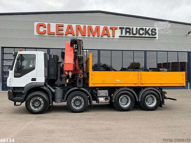 Camión grúa Iveco Stralis AD410T44 8x4 Palfinger 44 Tonmeter laad...