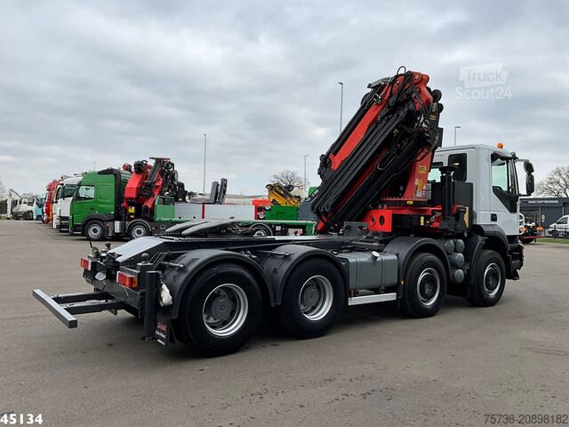 Camión grúa Iveco Stralis AD410T44 8x4 Palfinger 44 Tonmeter laad...