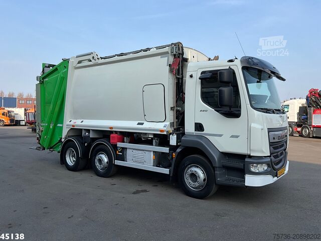 Veicolo per la raccolta dei rifiuti DAF FAG LF 220 Euro 6 Terberg Olympus 14m³ Just 122...