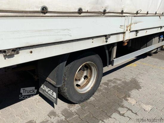 Schuifzeil bestelwagen IVECO EUROCARGO 75E18  PLANE, LADEBORDWAND