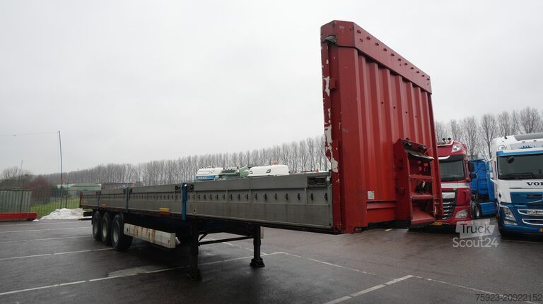 Plataforma de carga Krone 3 AXLE OPEN BOX TRAILER WITH ALU SIDE BOARDS