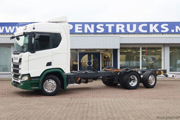 Chassis med førerhus Scania R500 NGS 6x2 Chassis, Stuur lift as