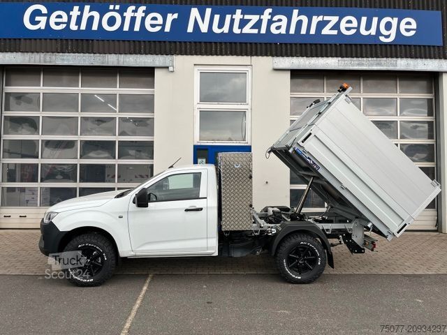 Kravas mikroautobuss ar pašizgāzēju ISUZU D-Max Single Cab 4x4 L mit Kipper Box + SOFORT+