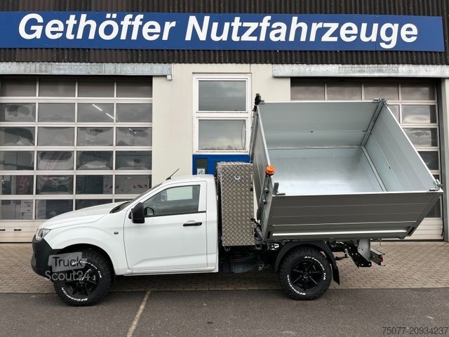 Kravas mikroautobuss ar pašizgāzēju ISUZU D-Max Single Cab 4x4 L mit Kipper Box + SOFORT+