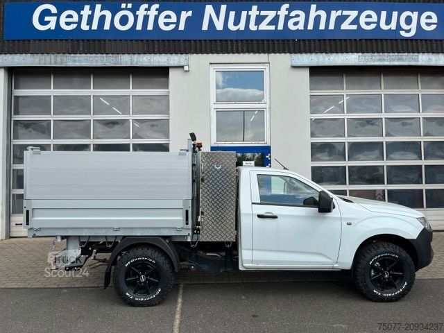 Kravas mikroautobuss ar pašizgāzēju ISUZU D-Max Single Cab 4x4 L mit Kipper Box + SOFORT+