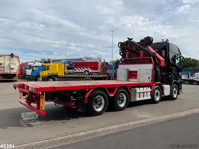 Žeriavové vozidlo Volvo FH 540 8x4 HMF 85 Tonmeter laadkraan + Fly-Jib ...