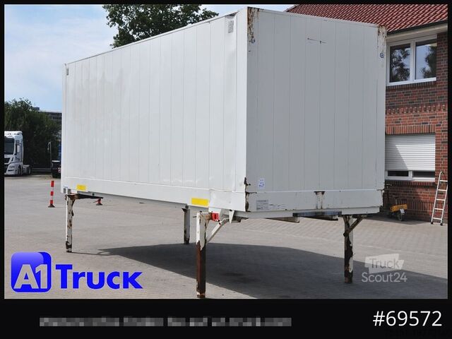 Wissellaadbak met boxstructuur KRONE Wechselbrücke BDF 7,45 Koffer,  Textil 2750mm innen, 20 x vorhanden