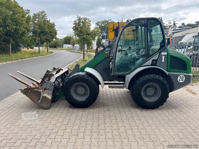 Ratinis krautuvas KRAMER Radlader 850 / 4x4 Klappschaufel+Gabel *TOP*