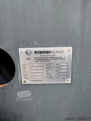 Ratinis krautuvas KRAMER Radlader 850 / 4x4 Klappschaufel+Gabel *TOP*