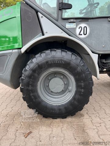 Ratinis krautuvas KRAMER Radlader 850 / 4x4 Klappschaufel+Gabel *TOP*