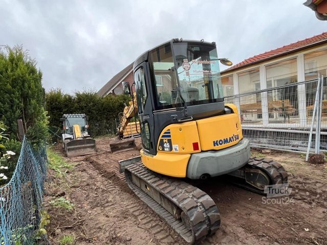 Minikaivinkone KOMATSU PC45 Kompaktbagger