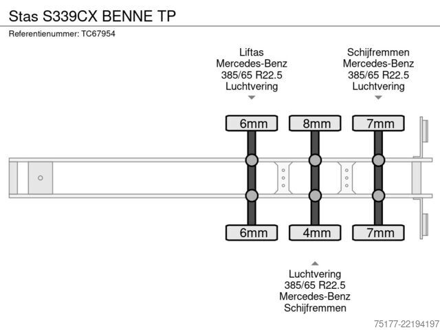 Самосвал Stas S339CX BENNE TP