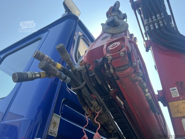 Camion benne à bras amovible MAN 25/18.284 6x2-4 LL 25/18.284 6x2-4 LL,Kran HMF 1113 K3, Funk, Retarder