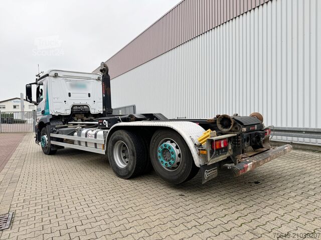 Camión portacontenedores de gancho Mercedes-Benz Antos 2536/43 L 6x2 Antos 2536/43 L 6x2, Liftachse, Hiab XR 21S61 bis 7 m Container