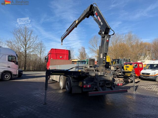 شاحنة مسطحة Mercedes-Benz Actros 2545 Kran HIAB 144 Retarder Lift-Lenkachse 6x2
